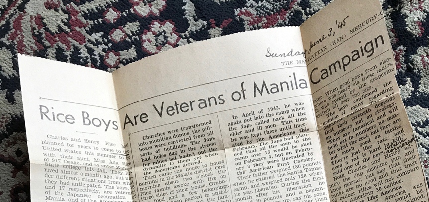 Newspaper Article from 1945 about Uncles’ World War 2 Experience